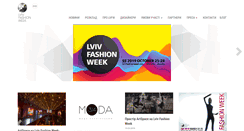 Desktop Screenshot of lvivfashionweek.com